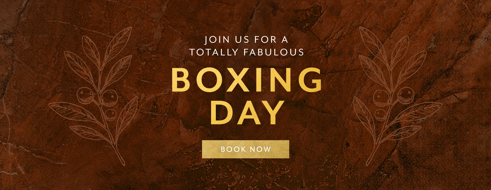 Boxing Day menu at The Black Horse