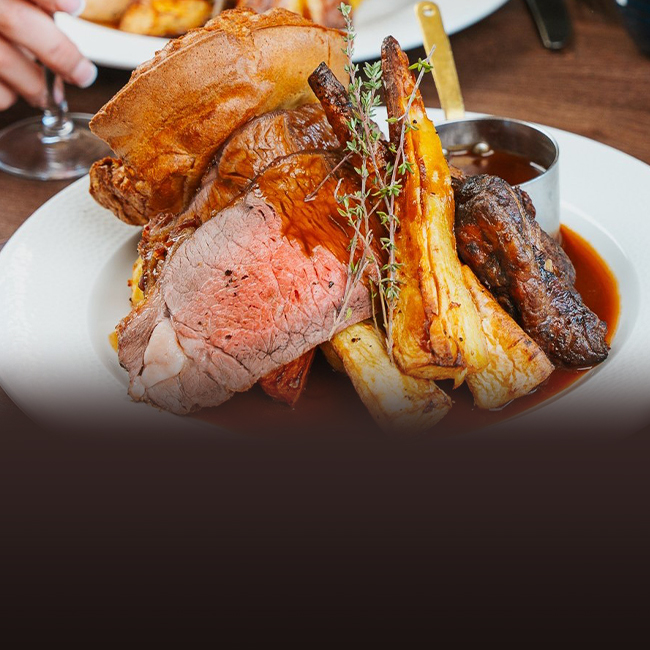 Sunday menu at The Black Horse