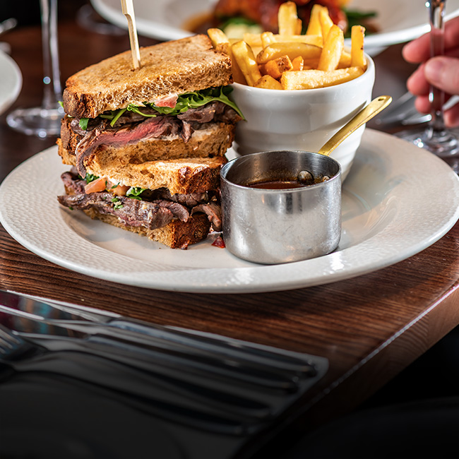 Brunch menu at The Black Horse