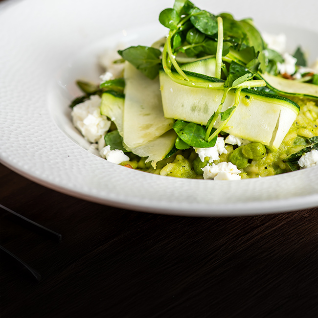 Vegan menu at The Black Horse