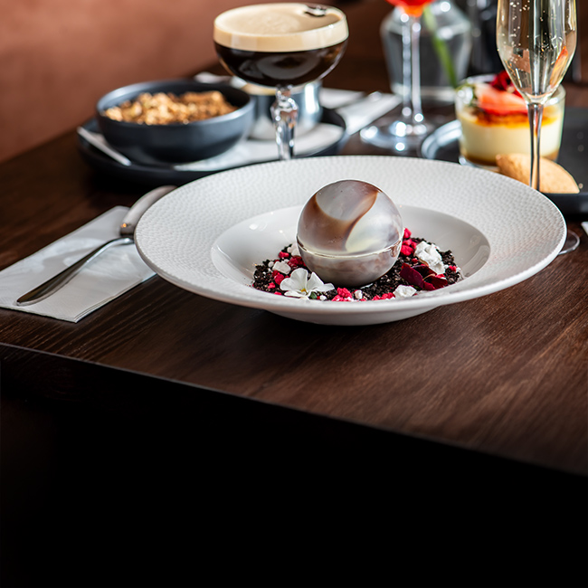 Dessert menu at The Black Horse
